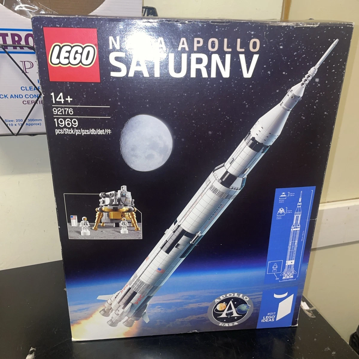 乐高NASA 阿波罗Saturn V 想法乐高(r) 全套和包| eBay