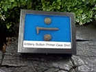 Rare Vintage Antique Civil War Relic Artillery Button Primer Case Shot Free Case