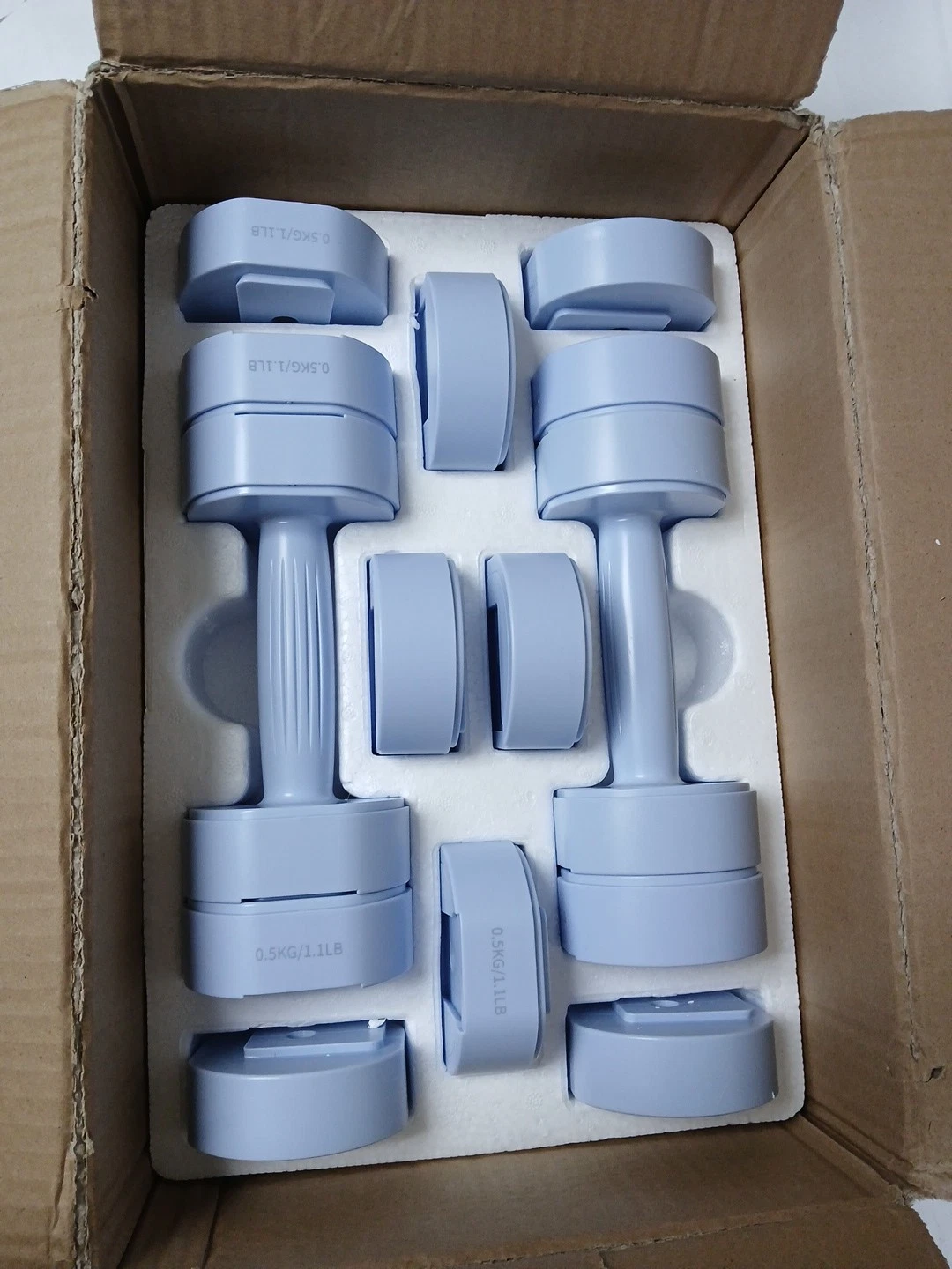 MERACH 4 in 1 Hand Weights Adjustable Dumbbell for at Home Exercise 8.8lb
Opens in a new window or t