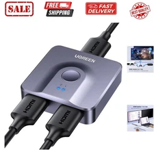 HDMI Switch 4K@60Hz, Bi-Directional HDMI Switcher 2 in 1 Out HDMI Splitter 1 ...