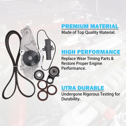Timing Belt Kit with Water Pump for 3.0L 3.5L 3.7L 2003-2017 Honda Accord, Pi... - Picture 5 of 8