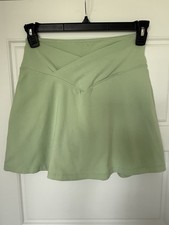 Victoria's Secret PINK High Waist V Crossover Skort Mint Green Size M EUC RARE