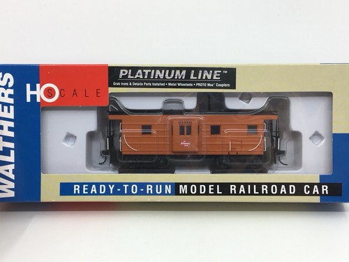 Ruedas de metal HO Walthers 932-7663 Milwaukee Road Rib Side Caboose MILW #01901 | Condition: Used