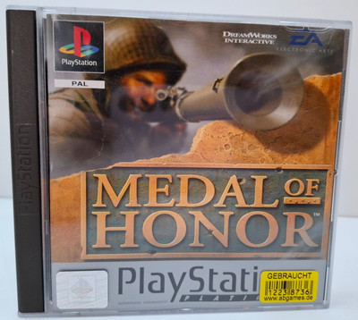 Medal of Honor 1 - Platinum - PS1 - Spiel - mit OVP / Ohne Anleitung - USK18