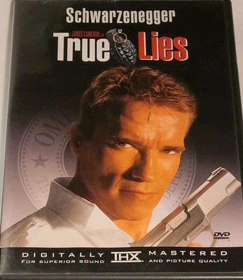 True Lies DVD Arnold Schwarzenegger Very Good Widescreen THX W Case + Insert 