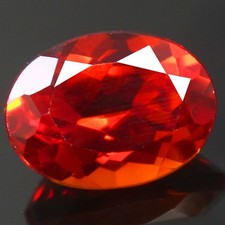 Natural 4.55 Ct Certified Tanzania Orange Tanzanite 11x8 MM Oval Loose Gemstone