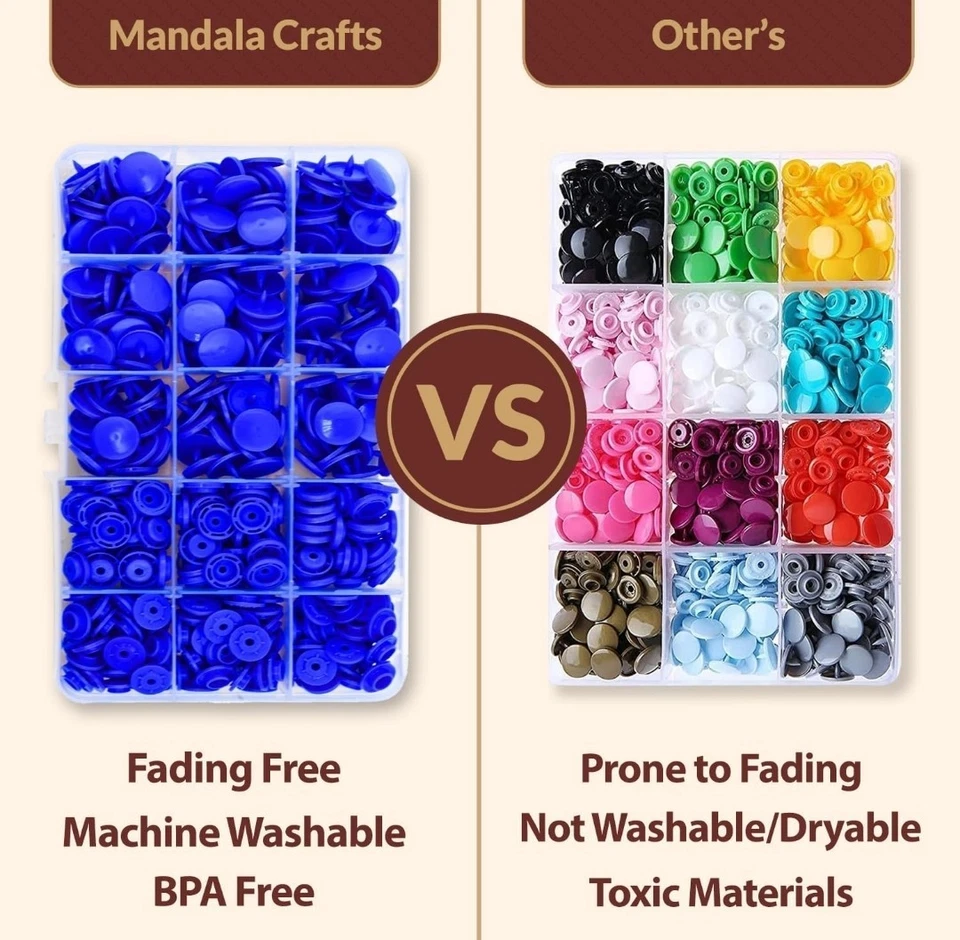 Snap Tools Pliers for Sewing Fabric and Clothes 150 Sets20 12mm 1/2 Inch T5 - Image 2 of 4