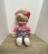 Kid Sister A True Friend Plush Baby Doll Vintage My Buddy Playskool Blonde Hair