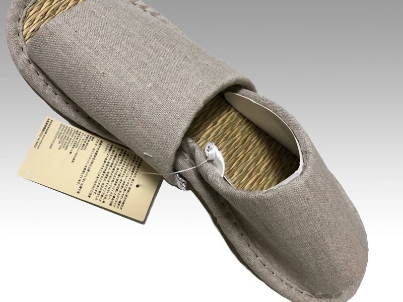 MUJI Igusa Tatami Chausson XL 25.4 27.9cm Beige Refroidir