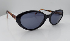 Vintage Notoria N139 Black Oval Sunglasses FRAMES ONLY