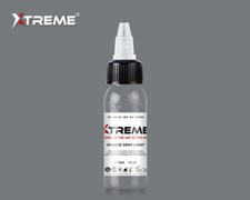 NIEPRZEZROCZYSTY SZARY LIGHT Xtreme Ink Jasny jednokolorowy pigment do tatuażu Made in USA