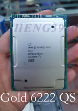 Intel Xeon Gold 6222 QS 20-Core 1.80ghz 27.5mb 115w lga-3647 CPU processor