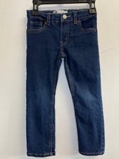 Levi's Performance 511 Slim Fit Jeans Boys 5 Reg Adjustable Waist Pants Blue
