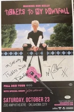Machine Gun Kelly MGK Signed Autographed 13x19 Concert Poster Inscribed Psa/Dna