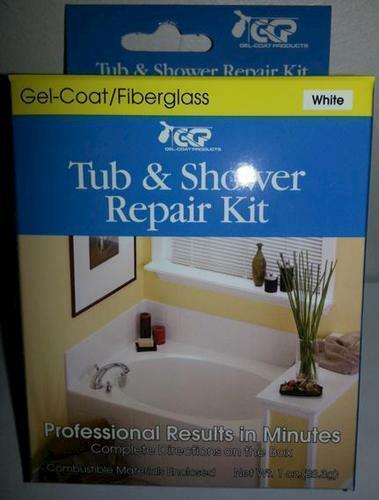 Gel-Coat Fiberglass Tub and Shower Chip & Gouge Surface Repair Kit ...