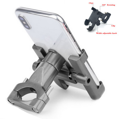 360° Aluminum GPS Cell Phone Holder Mount for Motorcycle Bike Bicycle Handlebar