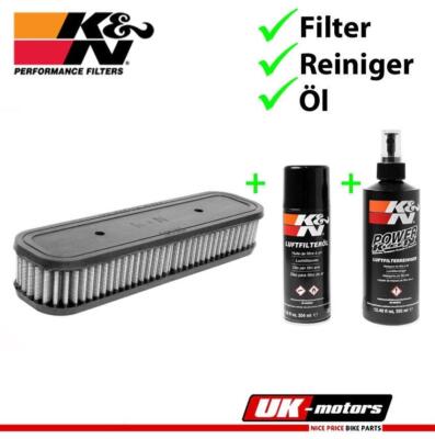 K&N Set Luftfilter + Reiniger + Öl