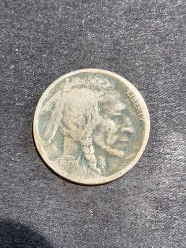 1917-D - US Buffalo Indian Nickel Coin Type 2