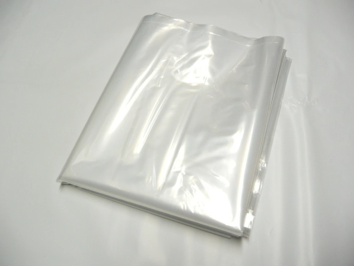 10 Jumbo Size Clear Plastic Bags 36x60 / 2 Mil VERY LARGE Bags 36