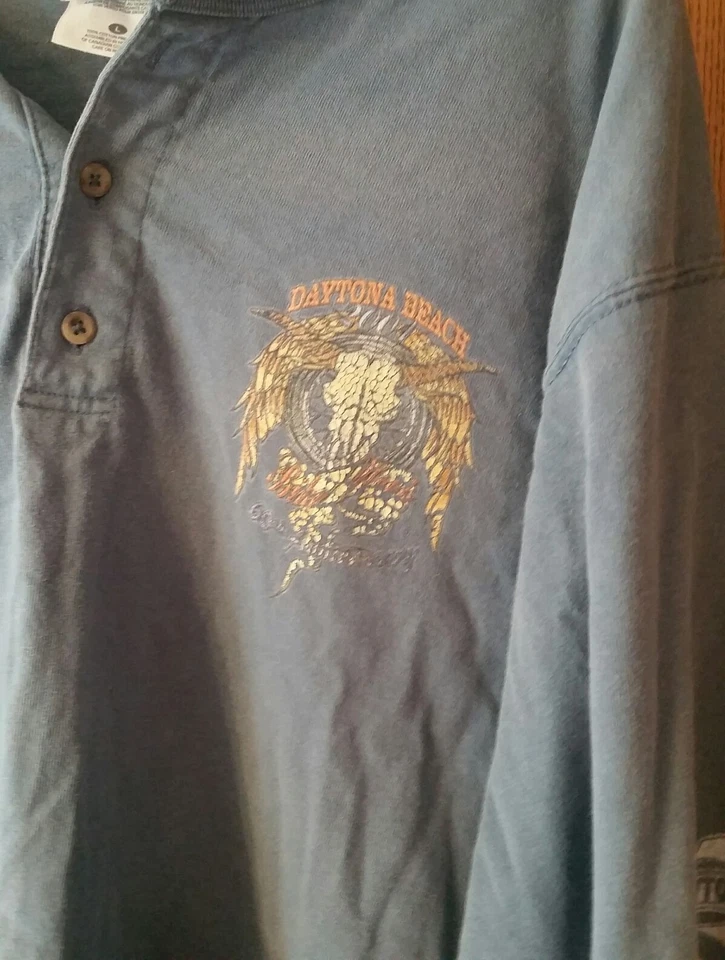 Camisa de manga larga Daytona Beach Bike Week 1999 y 2001 talla L. B3 Foto 3 de 4