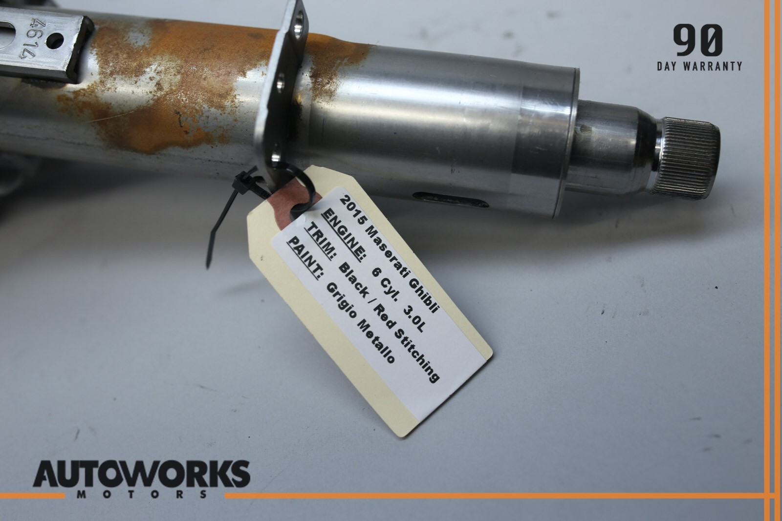 14-20 Maserati Ghibli M157 Power Adjust Steering Column w/ Shaft 06700317590 OEM