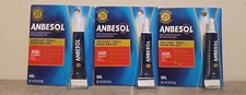 Anbesol Maximum Strength Oral Pain Relief Gel 0.33 Oz X 3 Packs NEW NIB 01/2026