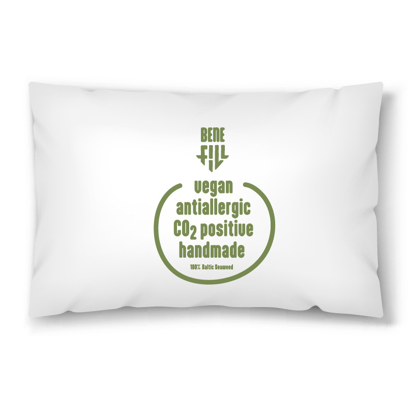 Benefill Seegraskissen 40x80 cm antiallergisch vegan nachhaltig C02 positiv NEU