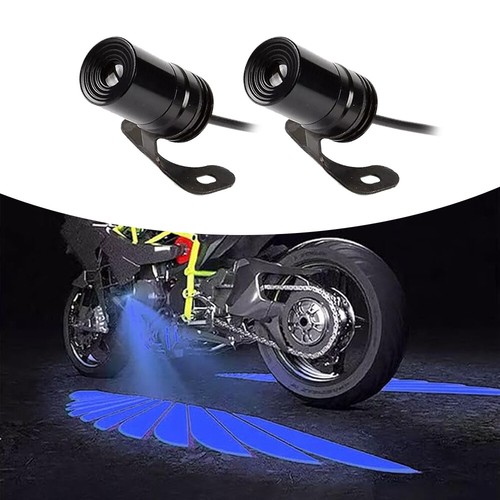 2pcs Motorcycle LED Angel Wing Light Welcome Underglow Courtesy Projection Lamp - Picture 23 of 45