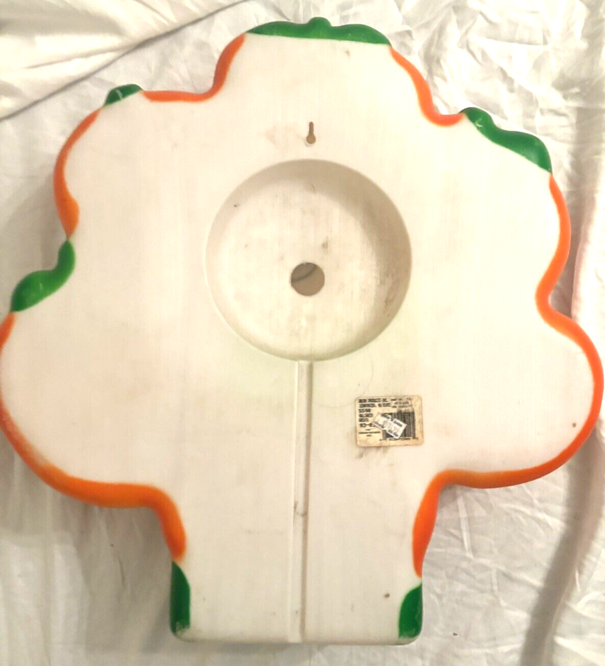 Union Products Vintage Halloween Blow Mold Wreath Jack O’ Lanterns w