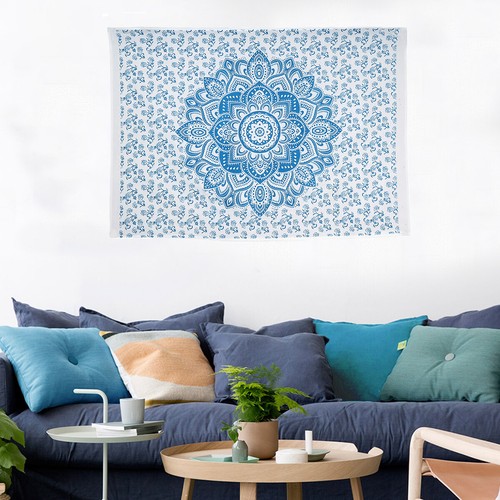USA Psychedelic Mandala Tapestry Hippie Room Wall Hanging Blanket Art Home Decor - Picture 89 of 301
