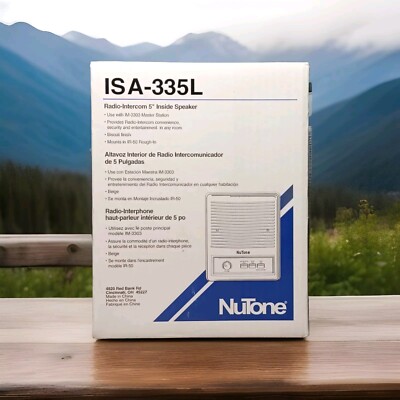 NuTone  ISA-335L Biscuit Indoor 5'' Radio-Intercom Speaker for IM3303 & IMA3303