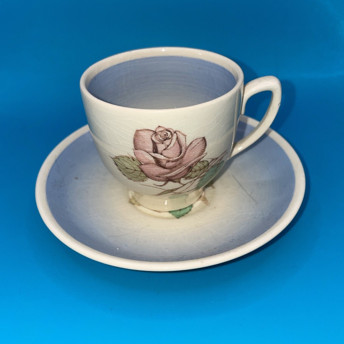 Rare Susie Cooper Patricia Rose DEMITASSE Cup and Saucer Set | eBay
