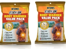 2 Pk HotHands Stick-On Body Warmer Value Pack 8 Count exp 3/26