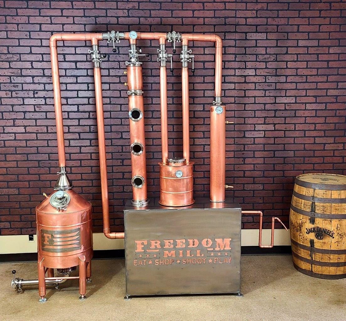 Commercial Distillery - 20, 40,50,70,80,100,120,250 and 1000 gallon systems 