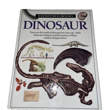 Vintage 1989 Eyewitness Books Dinosaur Mini-Museum Education Learning Book