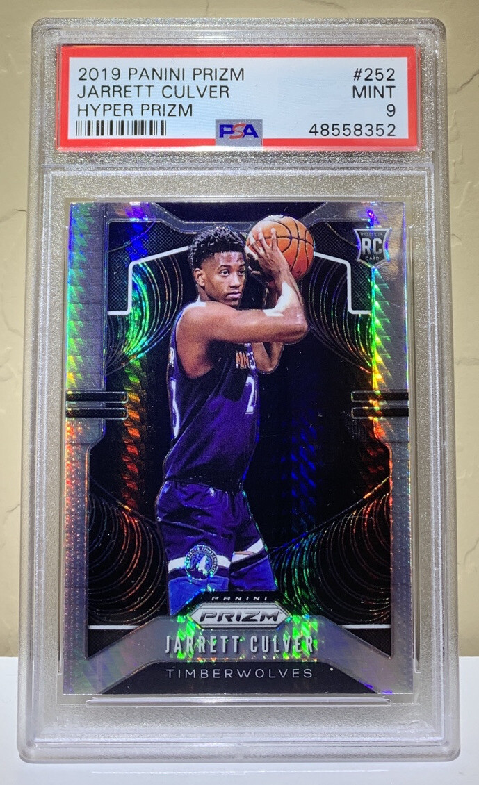Jarrett Culver Hyper Prizm Rookie Card PSA 9 - 2019