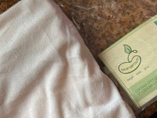 NEW Beansprout Butterfly Fleece Contour Changing Table Pad Cover - Cream 17x32