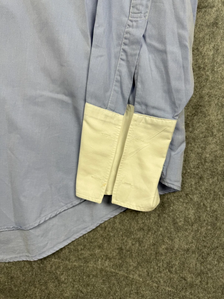 Camisa de vestir Mercer & Sons para hombre 17,5/33 holgada mejor puño francés EE. UU. Foto 3 de 4