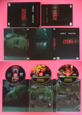 3 DVD Film PANIC ROOM Deluxe Edition 2004 Jodie Foster COLUMBIA 99820 no vhs (D4)