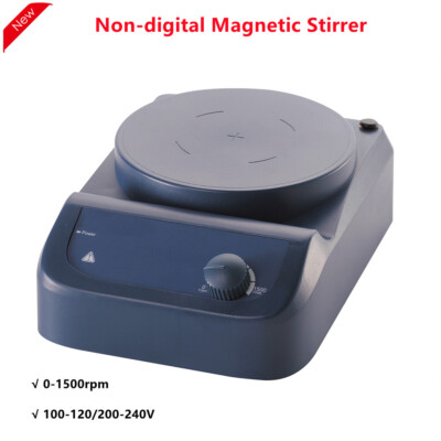 3L Non-digital Magnetic Stirrer Magnetic Mixer f/ Lab MS-PB with Plastic Plate #