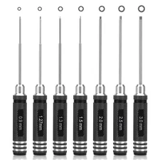 7pcs Hex Allen Wrench for RC Car Traxxas Helicopter 0.9-3.0 mm Screwdriver Kit
