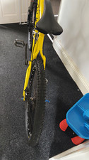 On-One Inbred 26in 16in Yellow Hardtail MTB Front Suspension Mech Disc