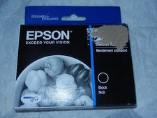 new genuine OEM Epson 200 standard black ink cartridge EXP 08/26 T200120 blk