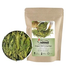 Premium Longjing Tea - Dragonwell Green Loose Leaf - 4oz / 113g