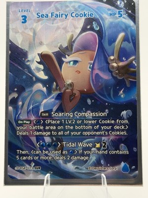 Sea Fairy Cookie Trading Card BS4-073 SUR
