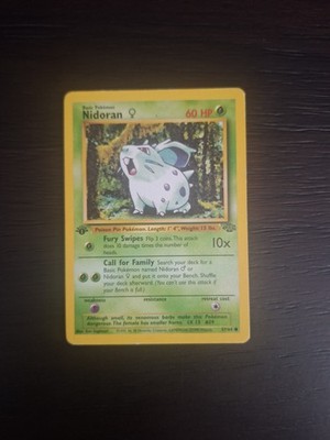 1995 Pokémon Nidoran 1st Edition RARE 57/64 NM | eBay