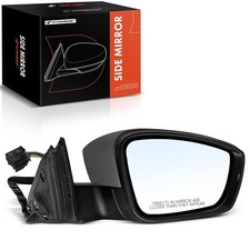 A-Premium Passenger Side Power Door Mirror - Compatible with Volkswagen Passa...