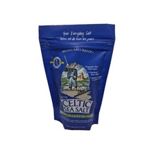 Selina Naturally brand Celtic Sea Salt - Fine Ground; Resealable Bag - 8 Oz