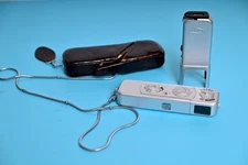 Minox B Wetzlar Subminiature Spy Camera serial #720302 w/flash adapter