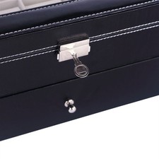 20 Compartments Dual Layers Elegant Wooden Wa...